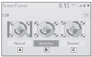 Toyota Corolla. Audio screen adjustment. Voice command system