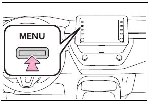 Toyota Corolla. Changing the Wi-Fi® settings