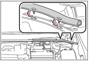 Toyota Corolla. Checking and adding the brake fluid