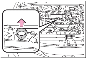 Toyota Corolla. Checking and adding the engine oil