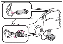 Toyota Corolla. Emergency repair method