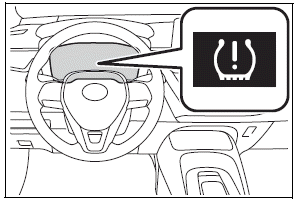 Toyota Corolla. Initializing the tire pressure warning system