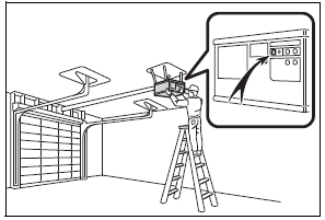 Toyota Corolla. Programming the Home- Link