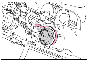 Toyota Corolla. Replacing light bulbs