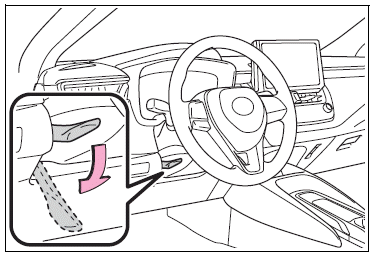 Toyota Corolla. Steering wheel