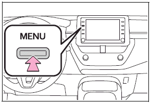 Toyota Corolla. Toyota apps settings. Setup