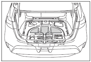 Toyota Corolla. Trunk features