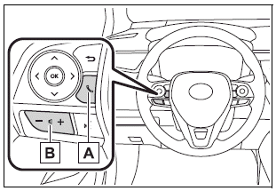 Toyota Corolla. Using the phone switch/microphone