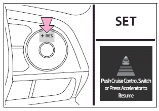 Toyota Corolla. Vehicle-to-vehicle distance settings (vehicle- to-vehicle distance control mode)
